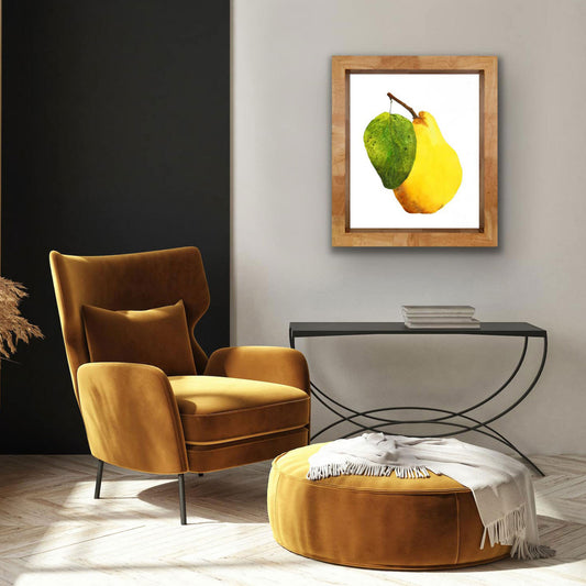 Yellow Pear, Limited Edition Giclée Fine Art Print