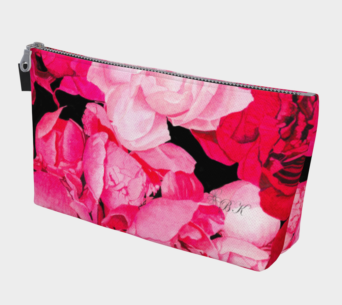 Peony Tapestry Makeup Bag