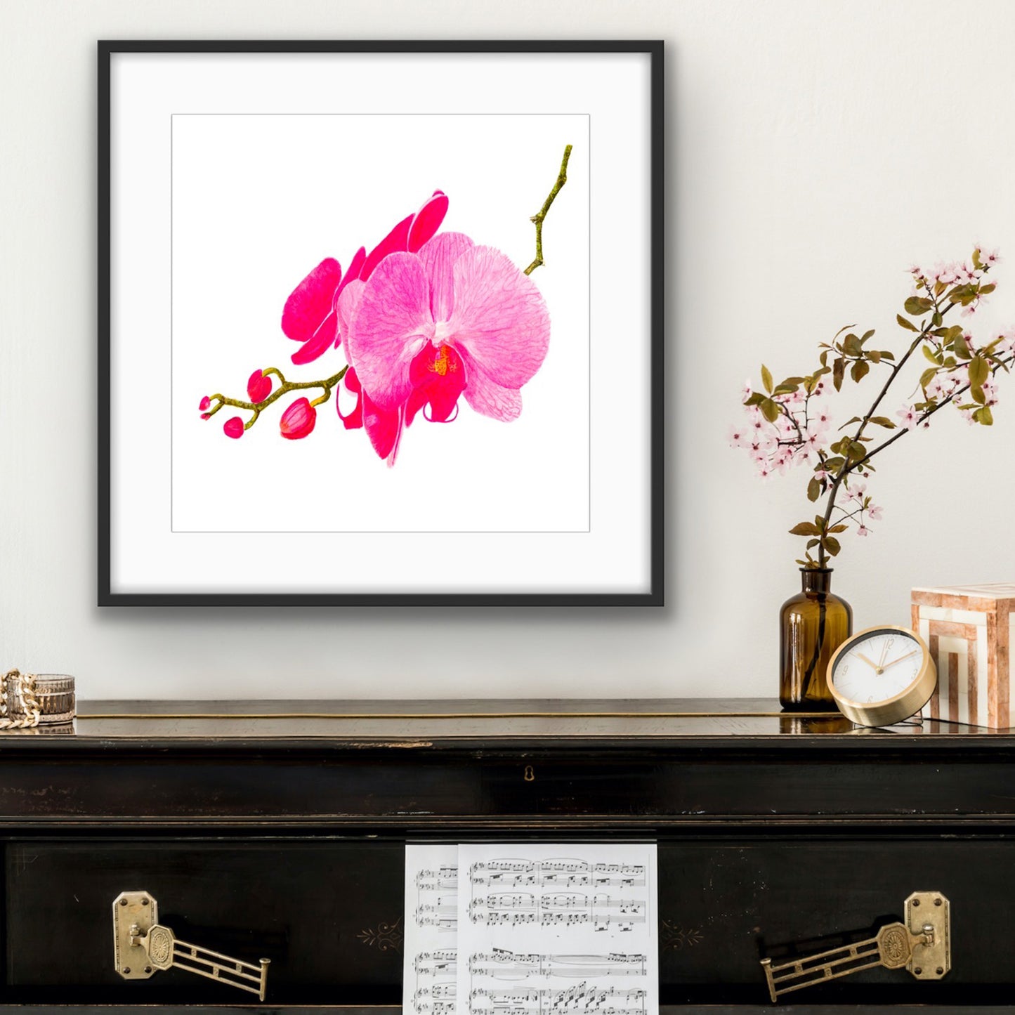 Pink Orchid, Fine Art Print