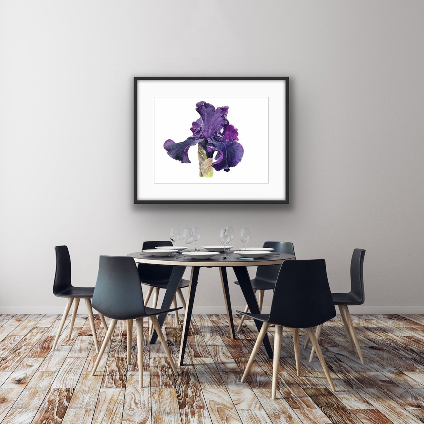 Purple Iris, Fine Art Print