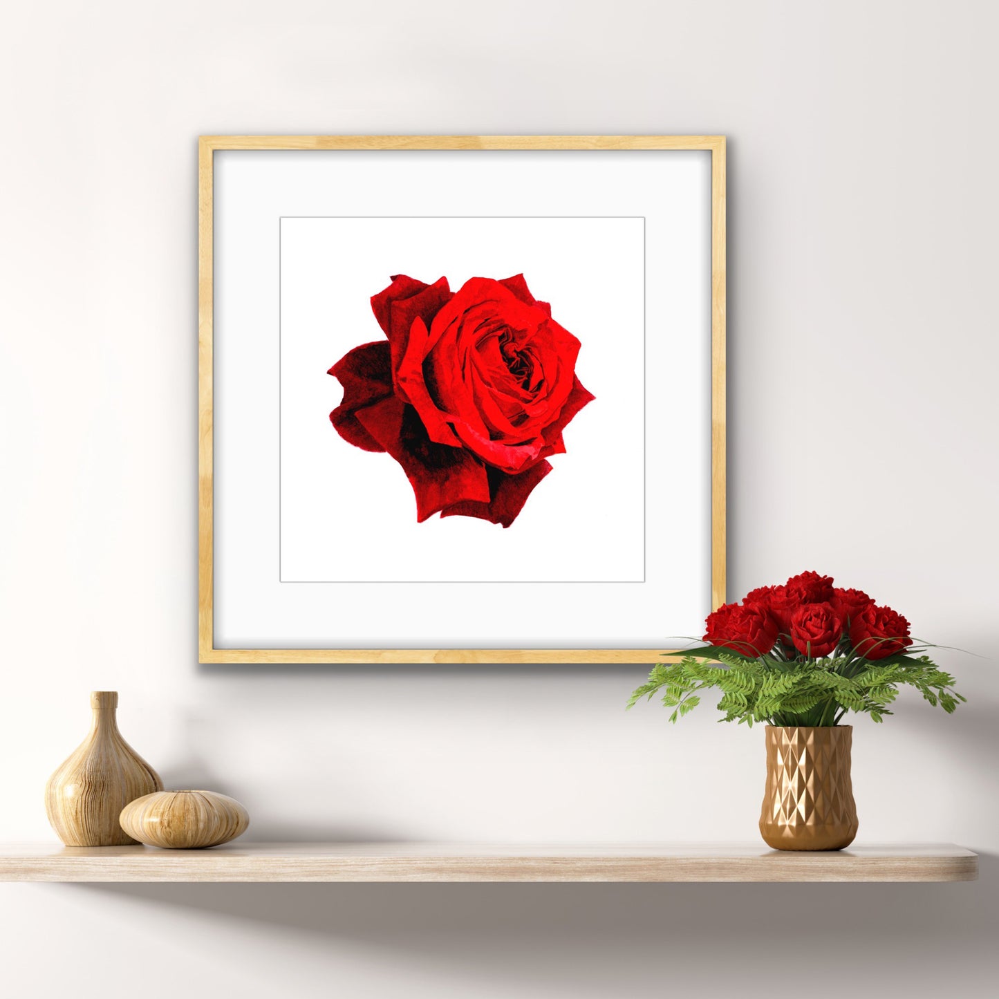 Red Rose, Fine Art Print