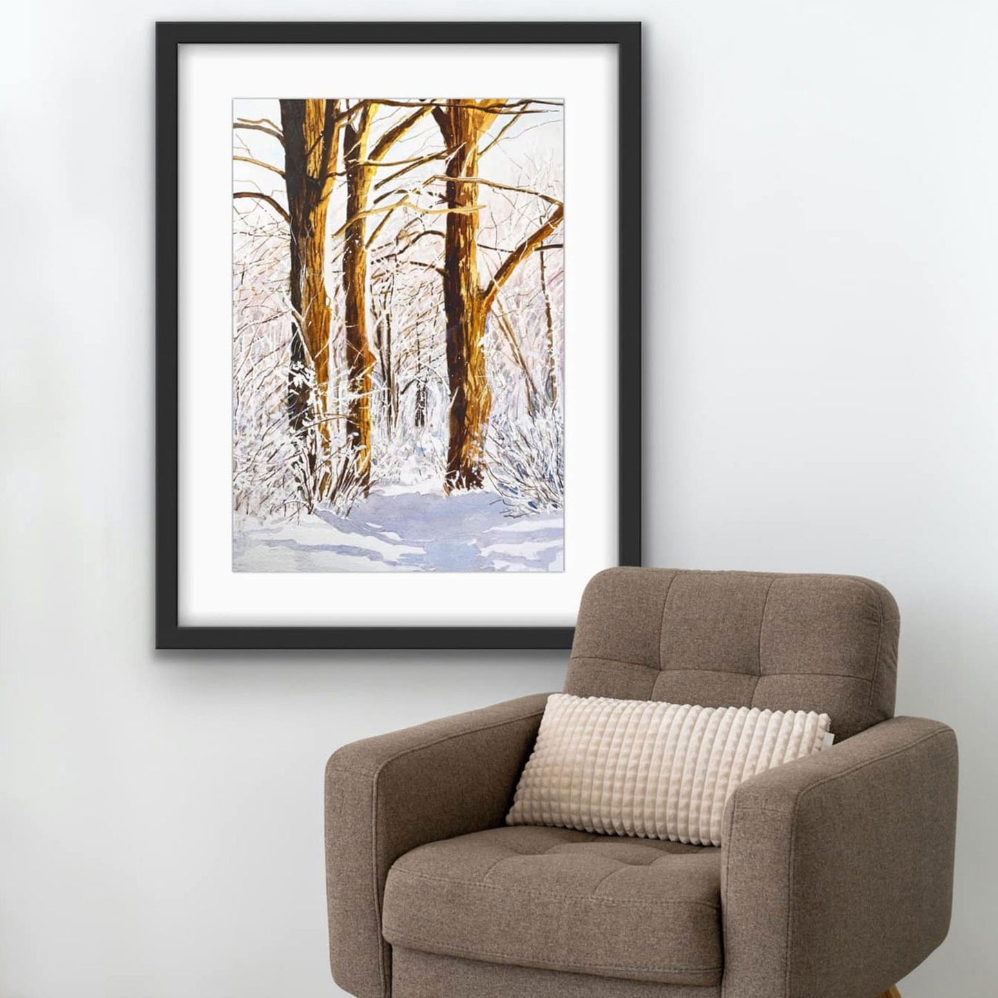 Tall Winter Trees, Fine Art Print