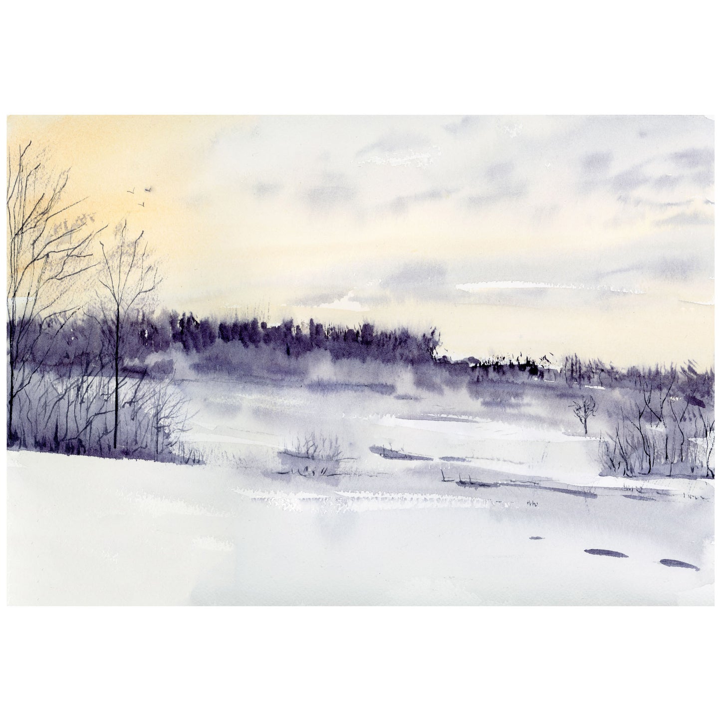 Winter Sunrise, Fine Art Print